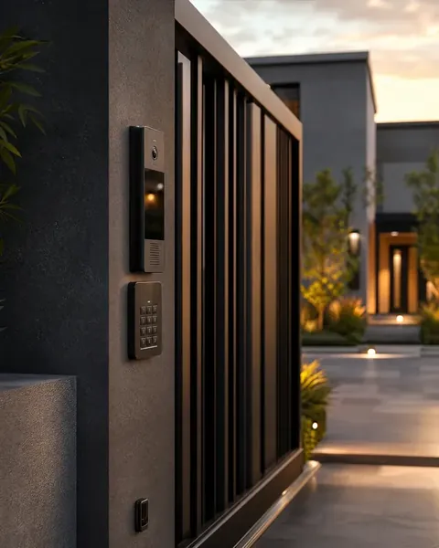 Integrated entry control product showcase