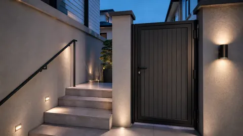 Composite pedestrian gates product showcase